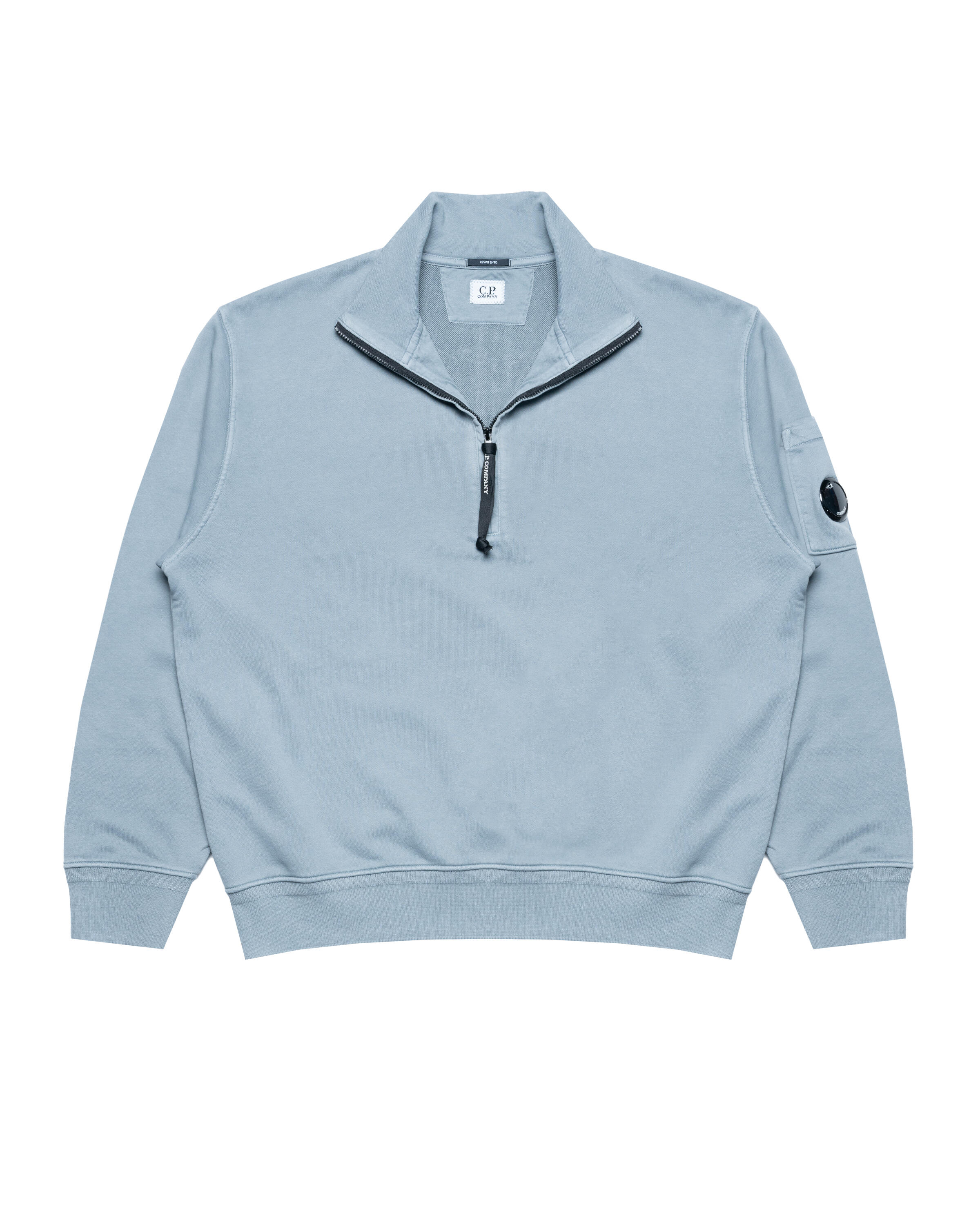 C.P. Company DIAGONAL FLEECE HALF ZIP SWEATSHIRT